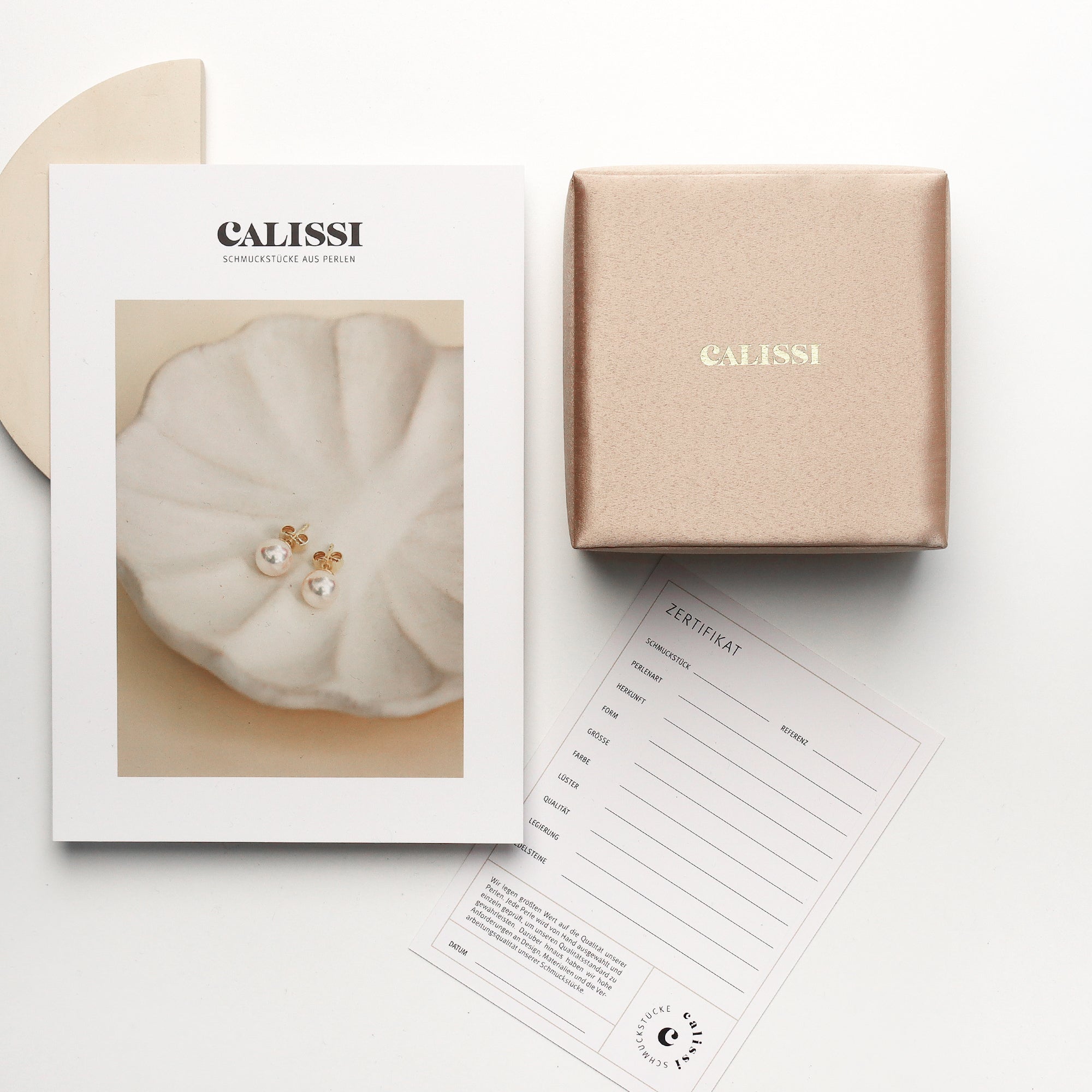 Süßwasser Halskette "Pure" - Calissi