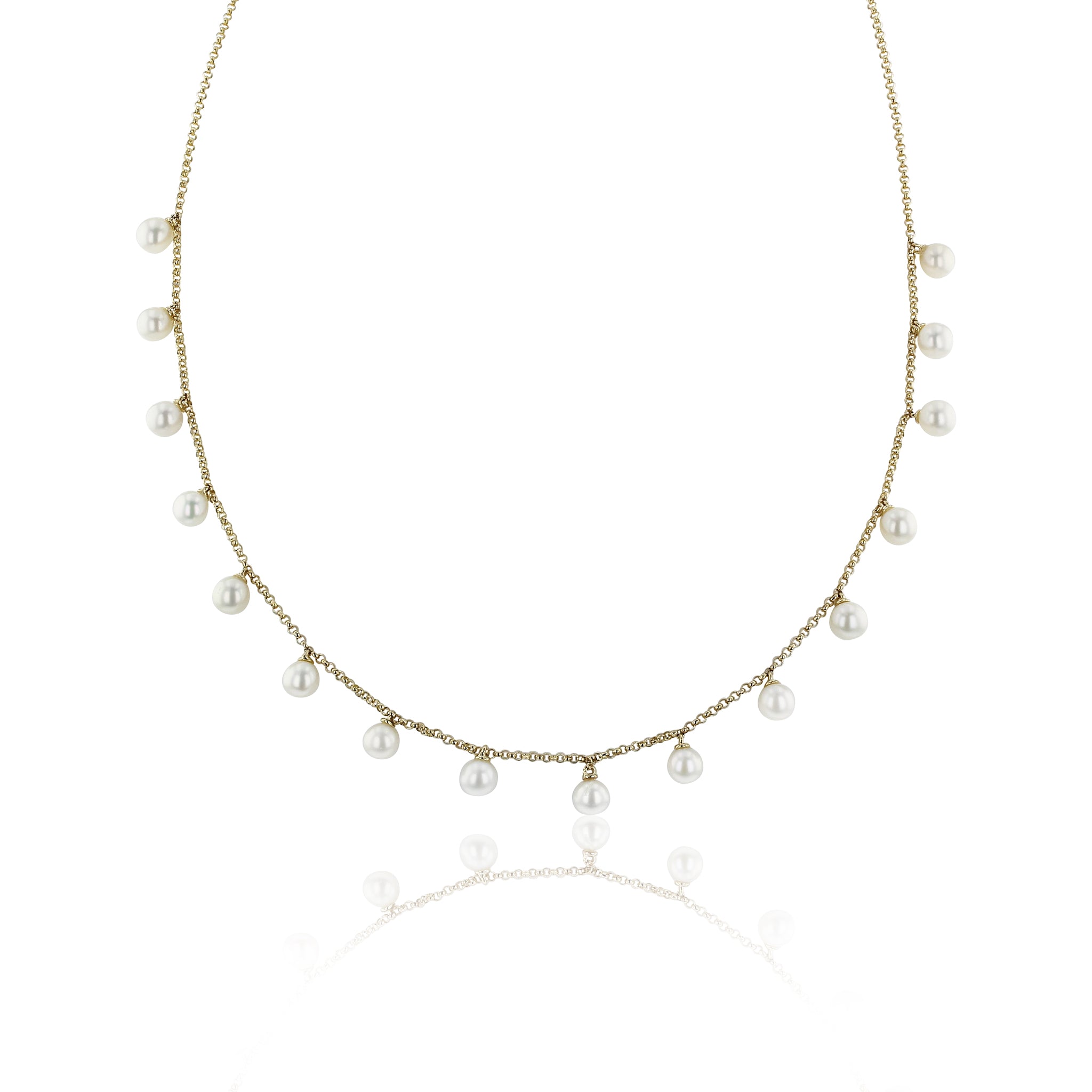 Collier mit Süßwasser Perlen - Calissi