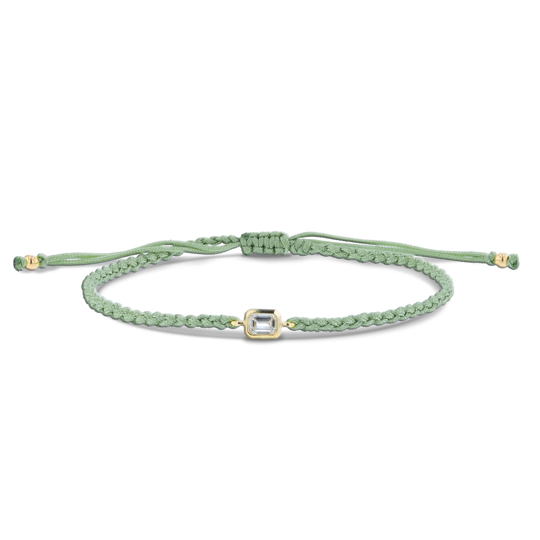 Textilarmband Lab Emerald - Calissi